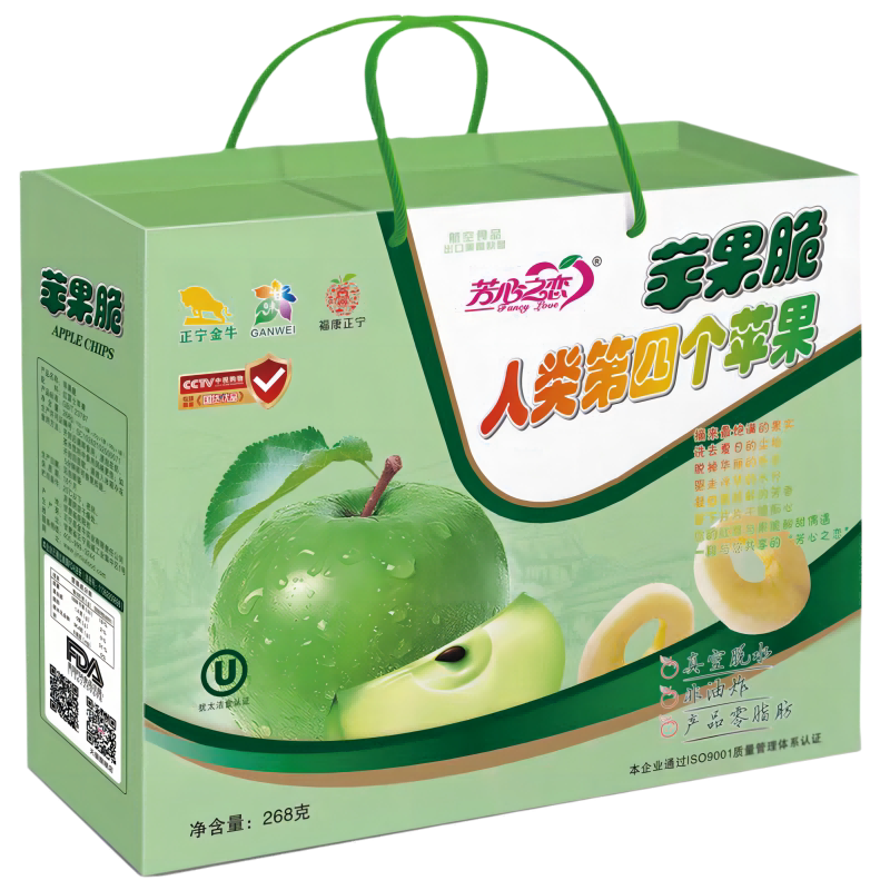 芳心之恋苹果脆片孕妇礼盒装儿童