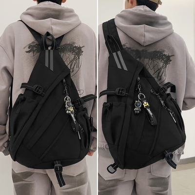 牧司防水多功能两用双肩包胸包