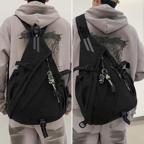 牧司防水多功能两用双肩包胸包