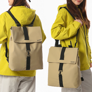 通勤轻便双肩包男2026新款两用斜挎包户外旅行15寸电脑包防水背包