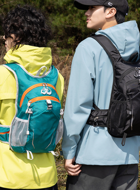 户外运动轻便携登山包男女旅游多功能双肩包防水骑行徒步10L背包