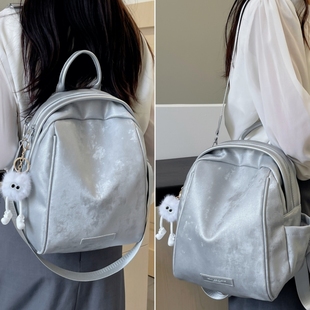 多功能两用双肩包通勤妈咪母婴包包女士轻便旅行背包休闲单肩挎包