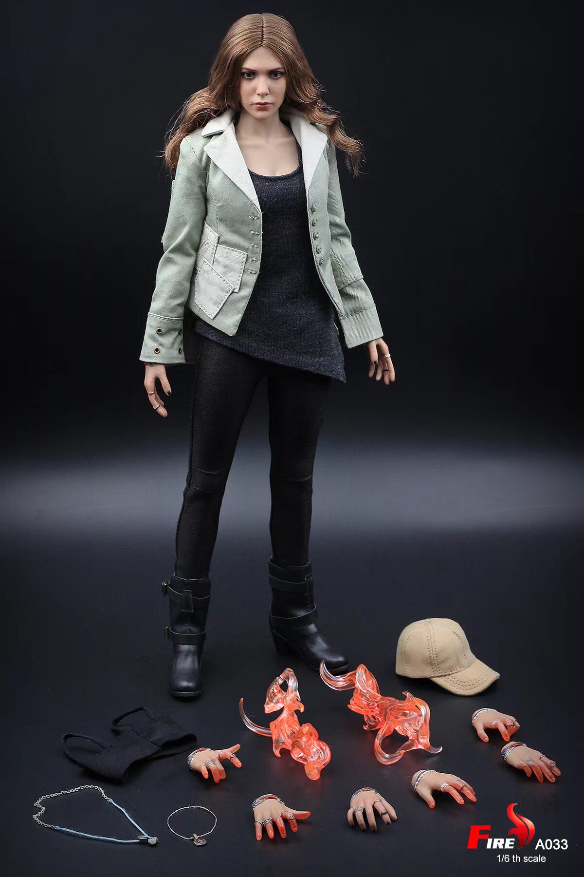 fire a033 1/6 绯红女巫 潜行版 可动兵人偶模型手办 现货