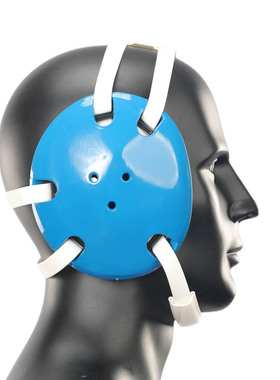 GEYI摔跤护耳,柔术护耳,MMA护耳.配下巴带皇家蓝(成人款&青年款）