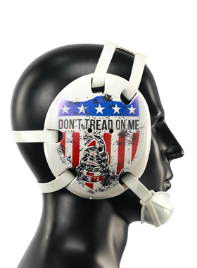 GEYI摔跤护耳，柔术耳罩,Red Don't Tread On Me(成人款&青年款)