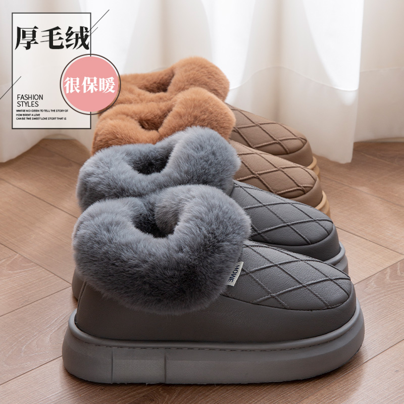 防水雪地靴男款2025新款冬季加绒