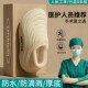 女款 2025新款 冬季 手术室防水棉拖鞋 外穿防滑毛绒保暖家居包跟棉鞋