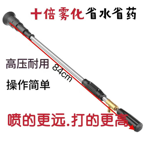 意大利农药枪农用高压长喷枪陶瓷防风雾化喷药枪喷雾枪加厚打药机