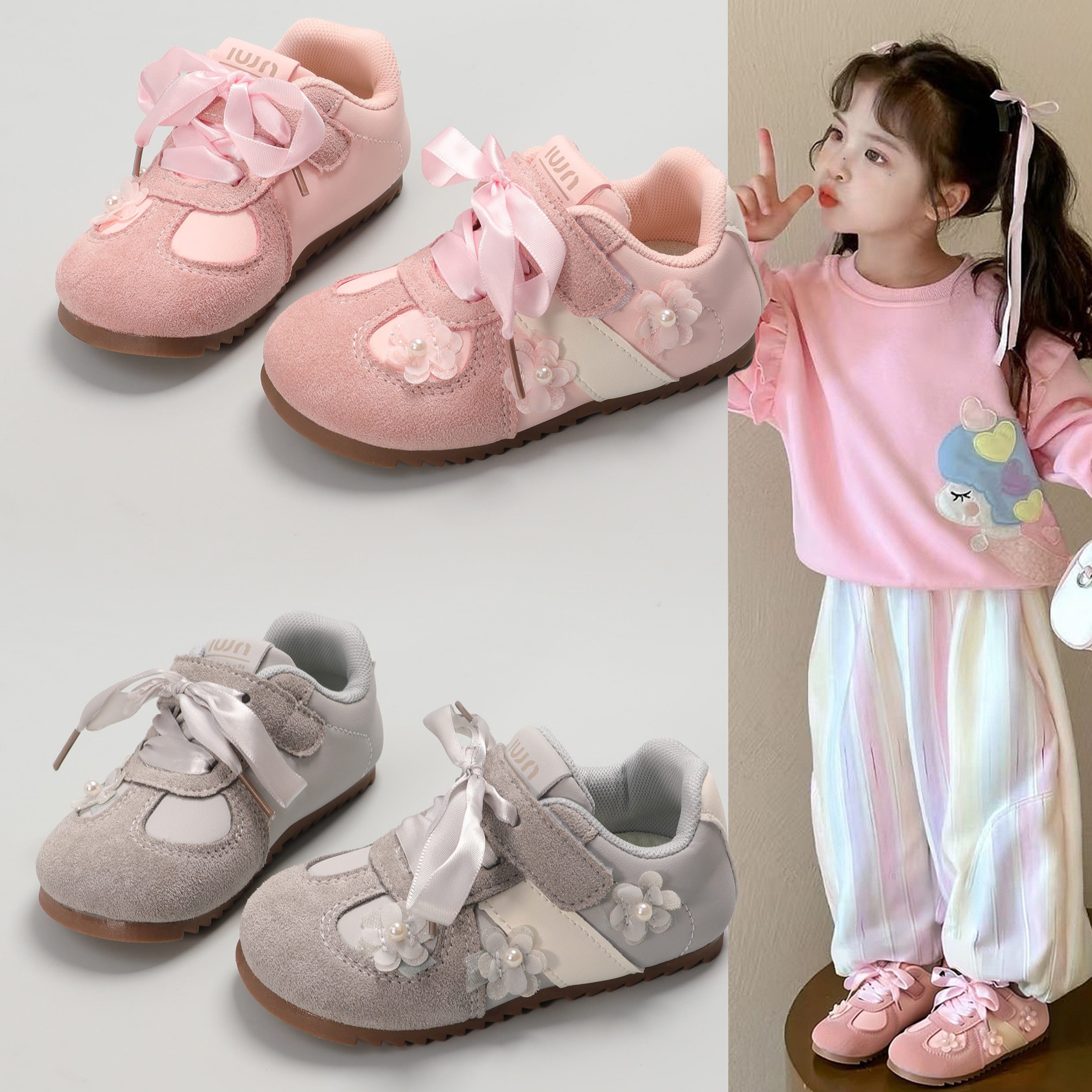 女童芭蕾公主运动鞋2026新款儿童阿甘鞋软底女宝宝鞋防滑休闲板鞋,童鞋/婴儿鞋/亲子鞋,运动鞋,淘宝优惠券,粉丝福利购,淘宝优惠卷