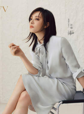 【孙俪同款】OVV2025春夏新款女装淡人30MM弹力重绉真丝半身裙