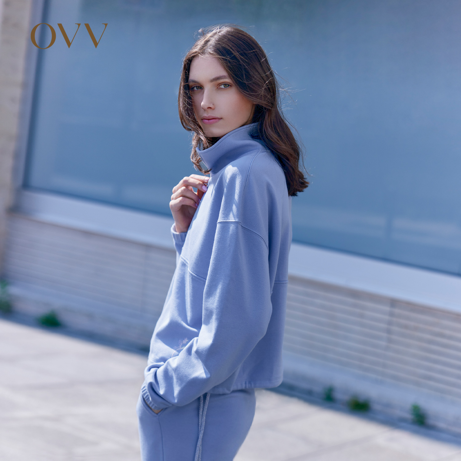 OVV卫衣简约高级套头卫衣