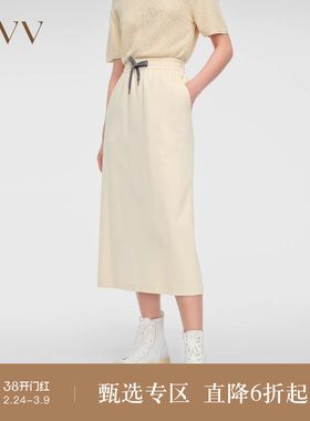 【高级运动系列】OVV春夏热卖女装棉质松紧腰休闲半身裙