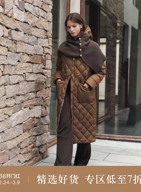 OVV2025秋冬新款女装可拆卸连帽轻薄高密三防直筒羽绒服