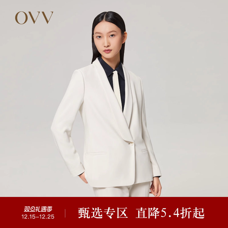 【日本进口三醋酸】OVV秋冬女装时尚休闲通勤套装西服