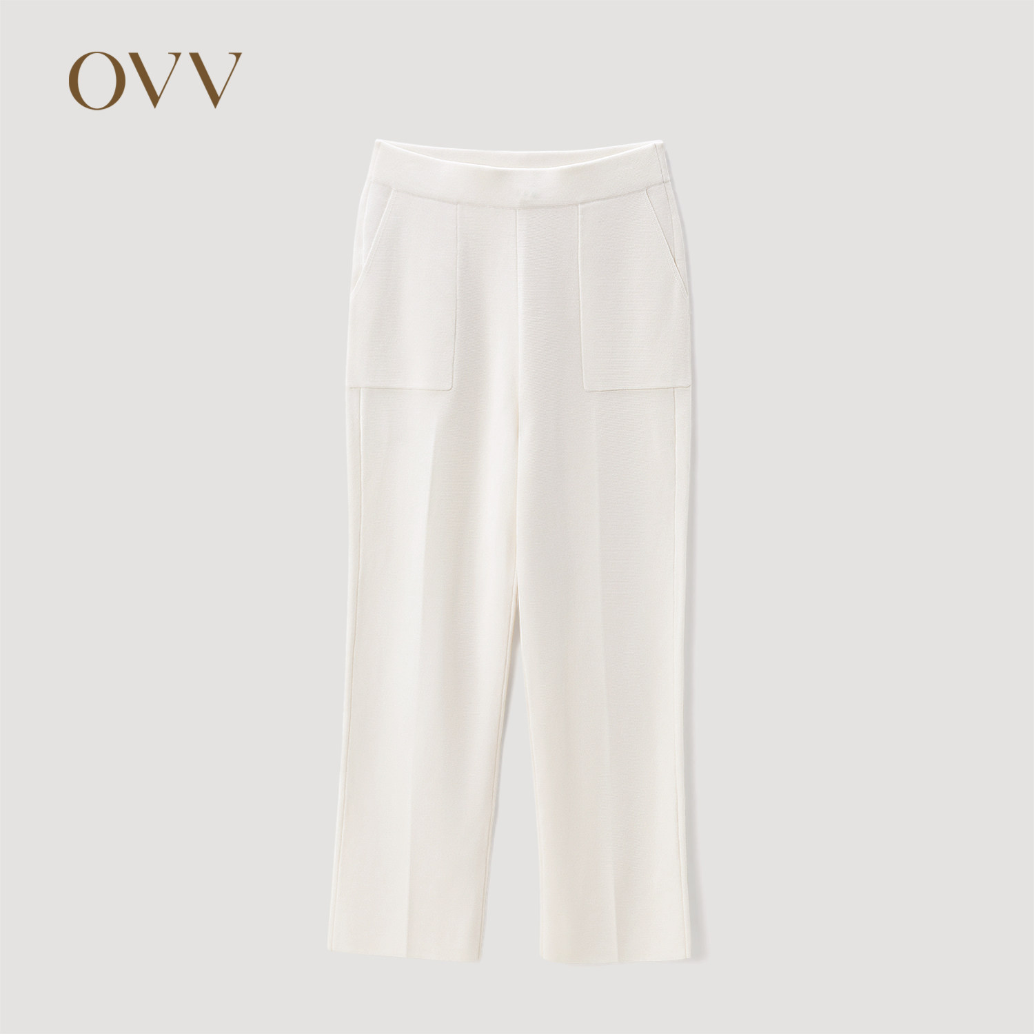 OVV2022秋冬新款女装羊毛混纺挺括有型舒适软糯针织裤怎么看?