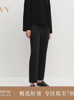 OVV秋冬热卖女装舒适简约时尚烟管裤经典易搭九分休闲裤