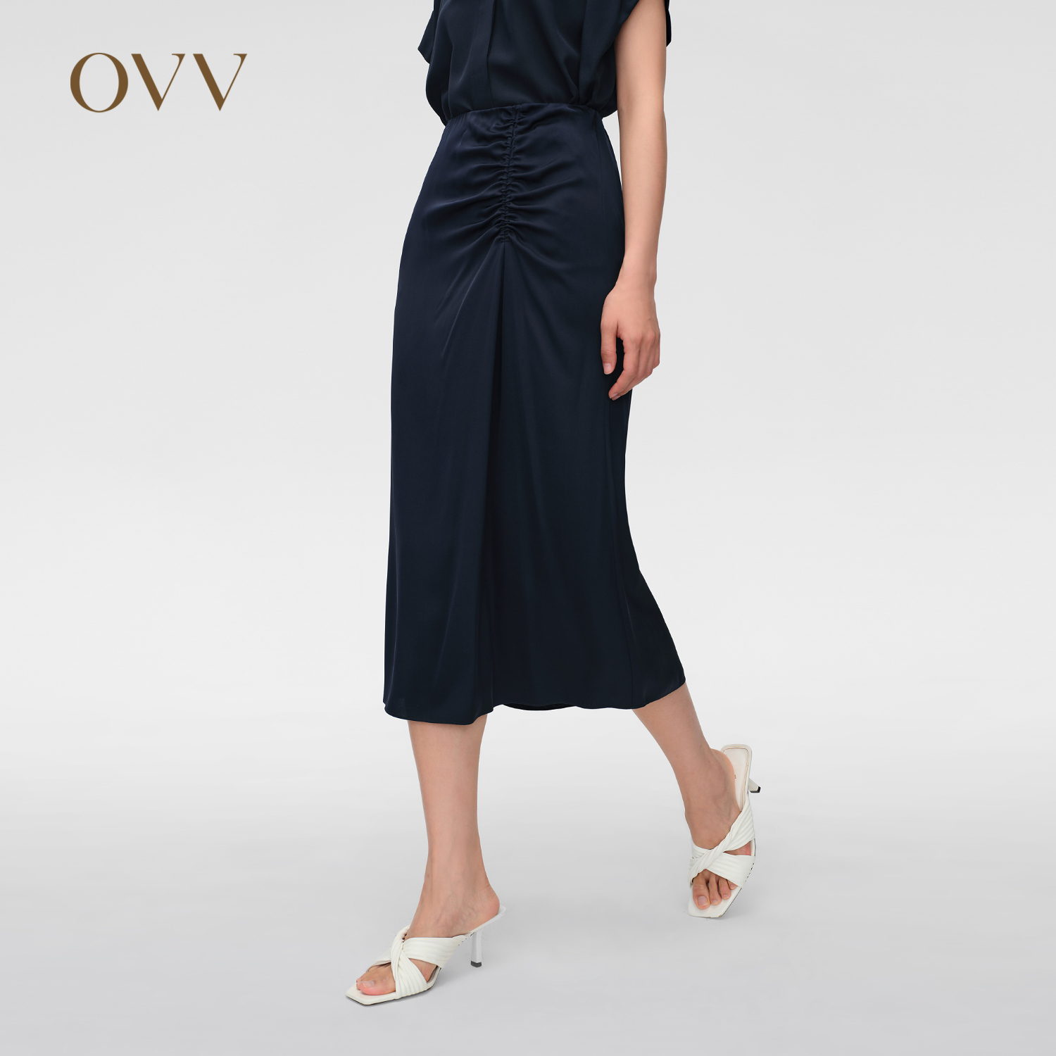 弹力双乔 22姆米 斜裁设计