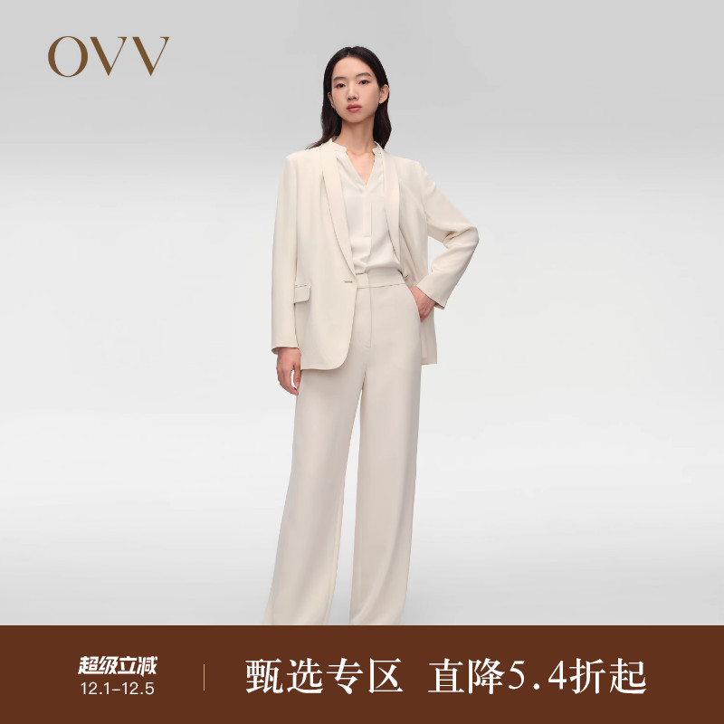 重磅真丝西裤OVV通勤通勤简约