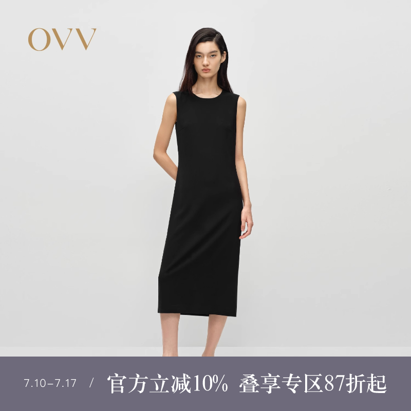 进口面料 无袖设计 经典小黑裙
