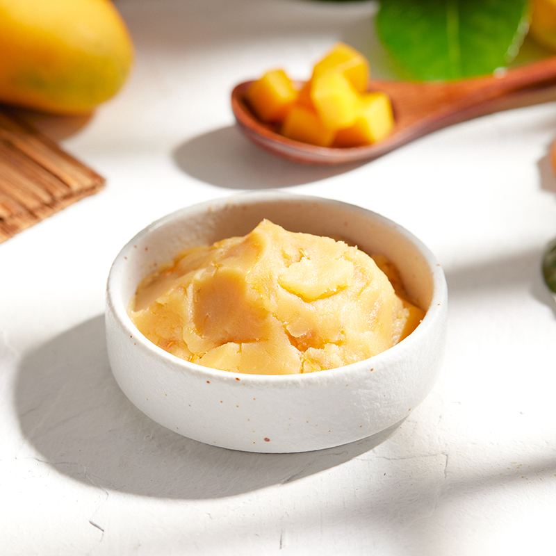 果布奇然杨枝甘露馅榴莲山楂荔枝芝士软饼馅桃山皮糕点月饼烘焙馅