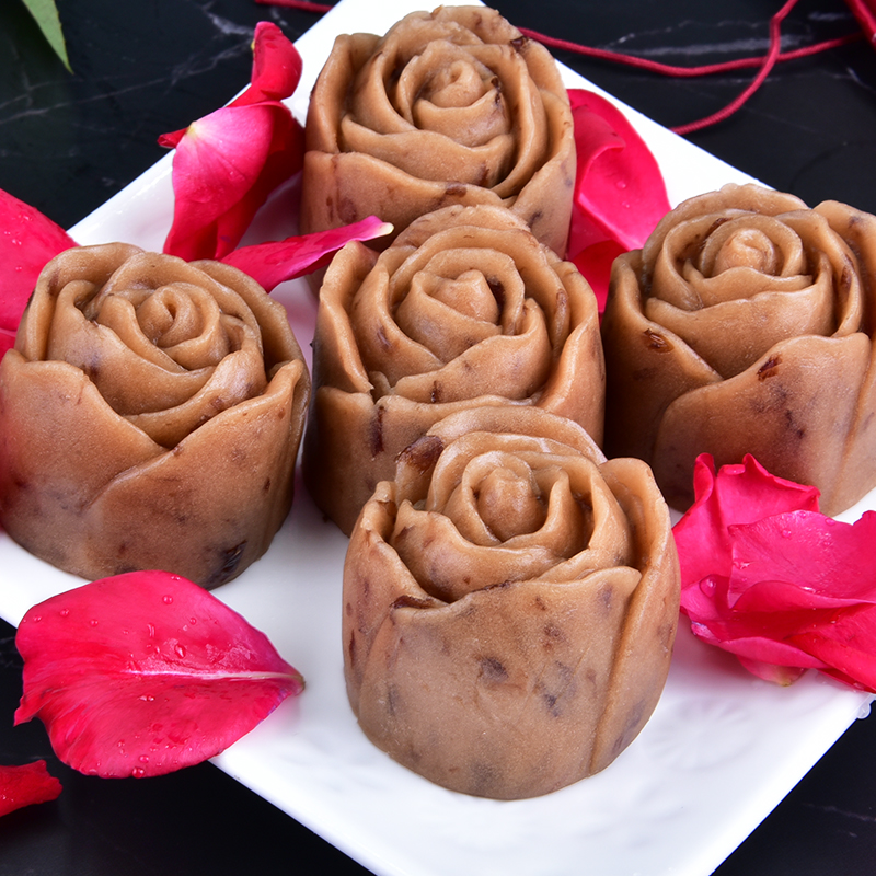 果布奇然冰沙玫瑰馅糖葫芦夹心馅香酥玫瑰鲜花饼馅月饼馅烘焙原料,粮油调味/速食/干货/烘焙,烘焙馅料,淘宝优惠券,粉丝福利购,淘宝优惠卷