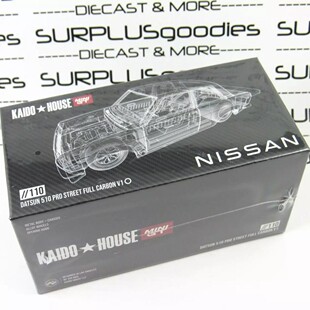 现货 Kaido 1:64 日产Datsun 510街车版达特桑全碳 合金车模