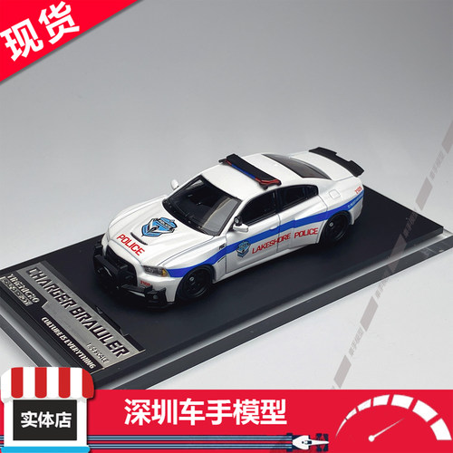 现货 TM PSC 1:64 道奇 战马 Dodge Charge 警车 合金车模