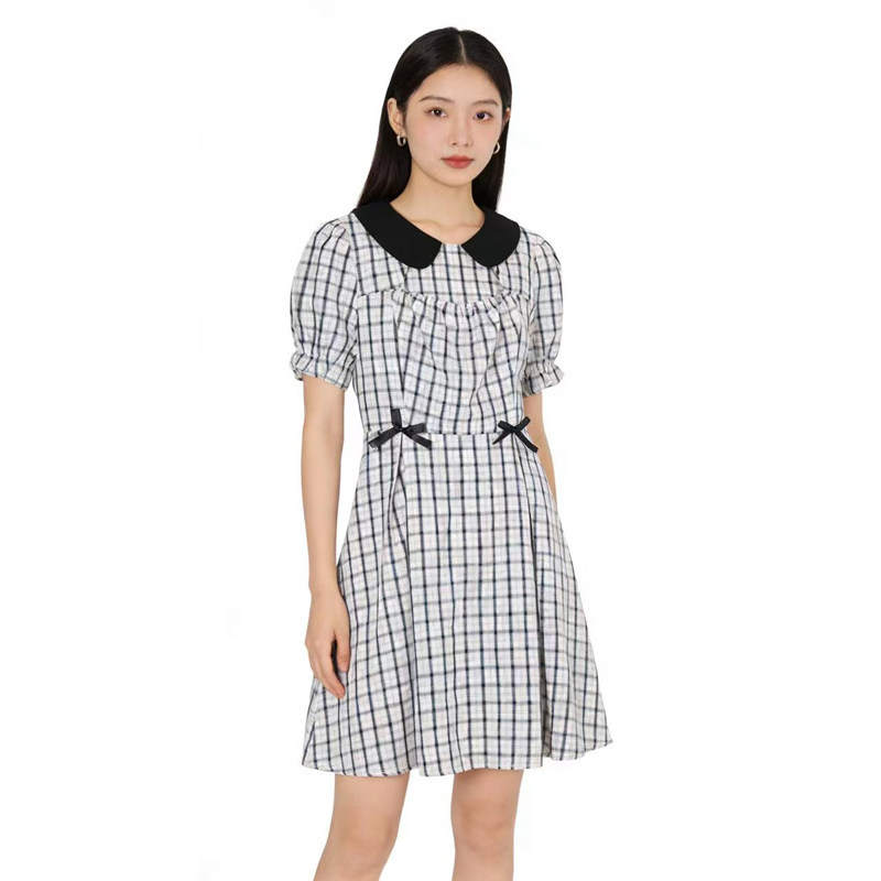 SP系列-复古花朵甜美波点格子连衣裙P172,女装/女士精品,连衣裙,淘宝优惠券,粉丝福利购,淘宝优惠卷