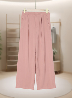 【SP】女式裤子简约纯色休闲裤春秋百搭时尚洋气舒适SA130