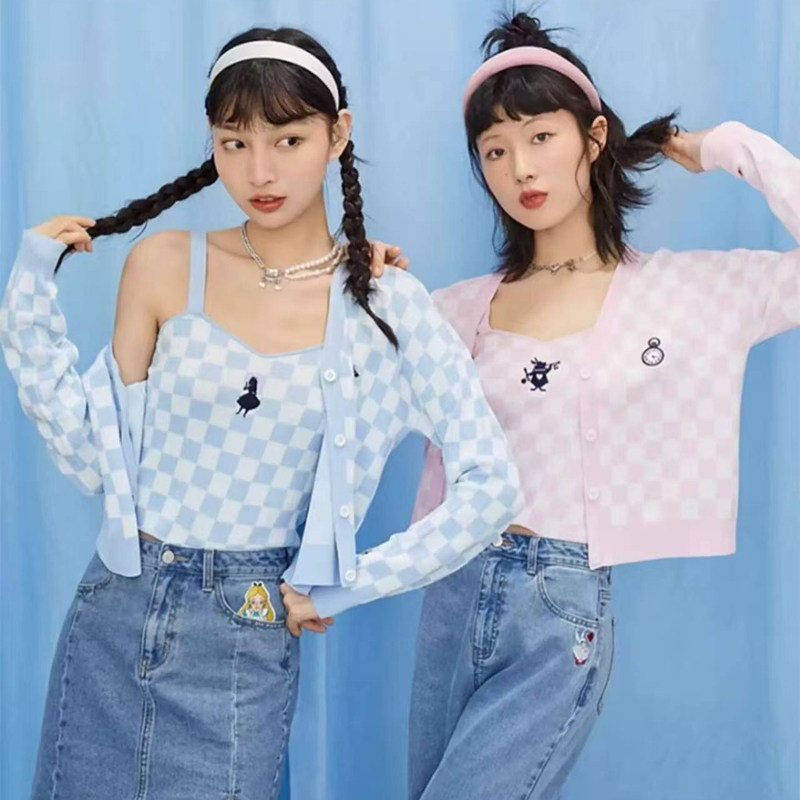 SP系列-时尚格纹针织吊带背心日常休闲P200/P242,女装/女士精品,背心吊带,淘宝优惠券,粉丝福利购,淘宝优惠卷