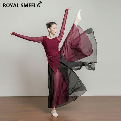 中国舞舞蹈练功服春夏古典舞服装身韵纱衣飘逸国风现代舞阔腿裤 - 封面