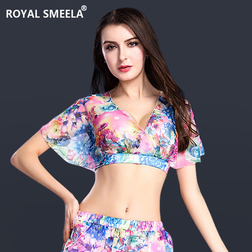 舒适雪纺花色，古典中式交领