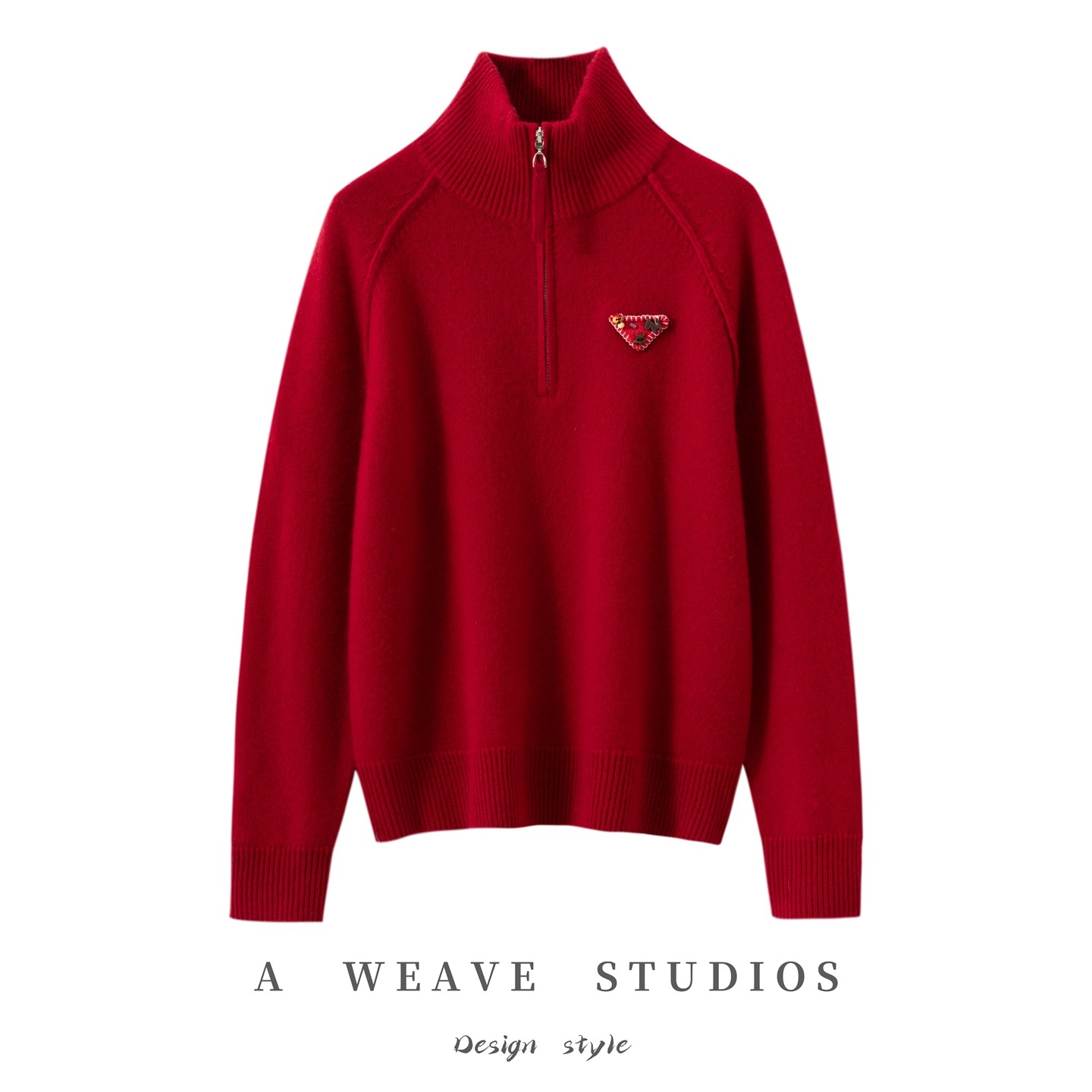 轻奢半开领通勤100%纯山羊绒衫女宽松加厚保暖毛衣针织高端打底衫,女装/女士精品,羊绒衫,淘宝优惠券,粉丝福利购,淘宝优惠卷