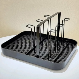 咖啡杯架铁艺水杯架家用杯架置物架客厅茶杯玻璃杯子架沥水挂架子