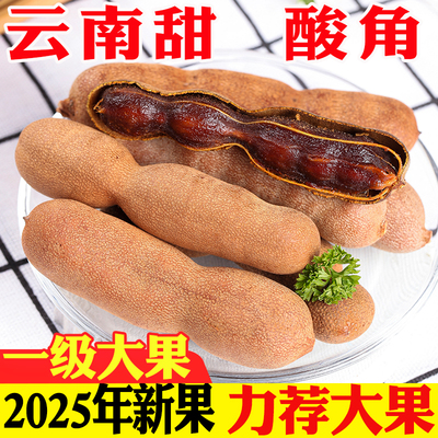 大甜角酸角云南酸甜角甜酸豆角酸枣糕特产新鲜水果孕妇零食罗望子