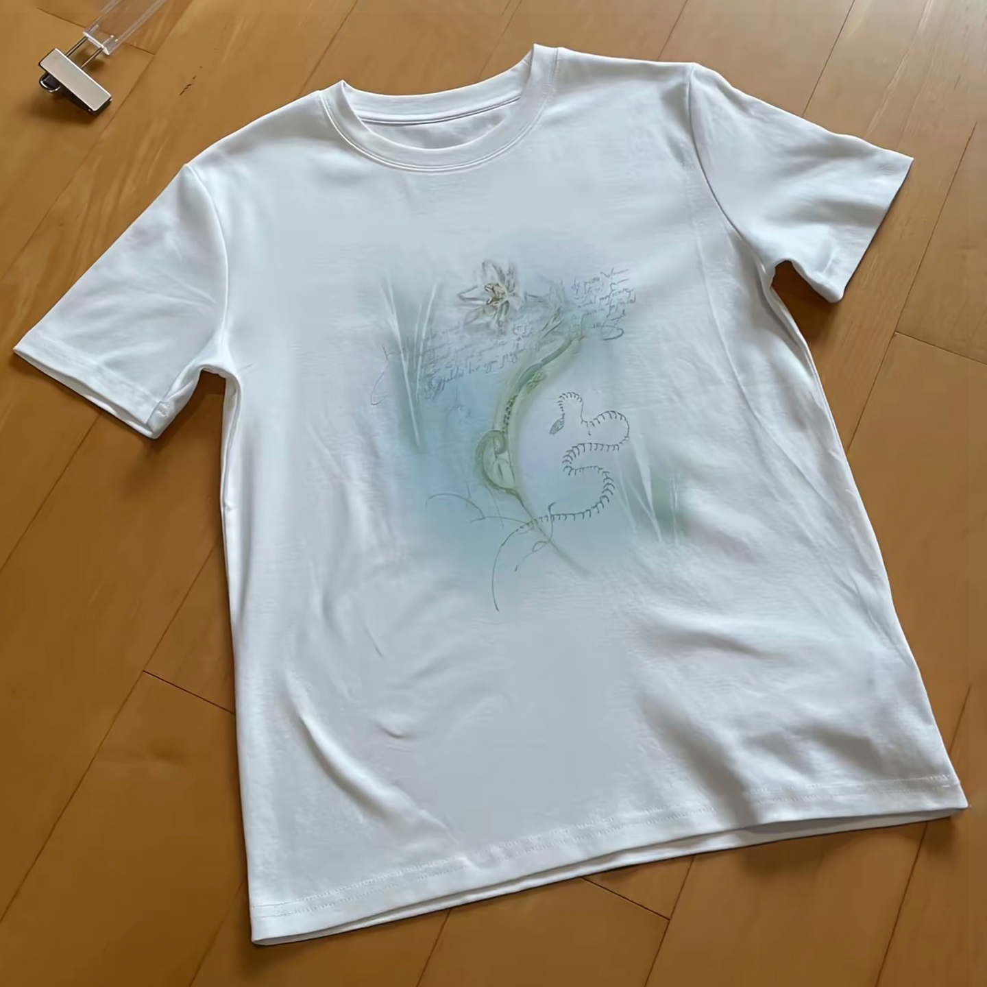 夏季索罗娜短袖蛇仙花修身T恤