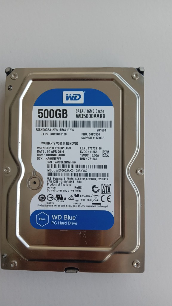 硬盘 500G机械硬盘 电脑硬盘 存储硬盘 WD/西部数据 WD5000AAKX