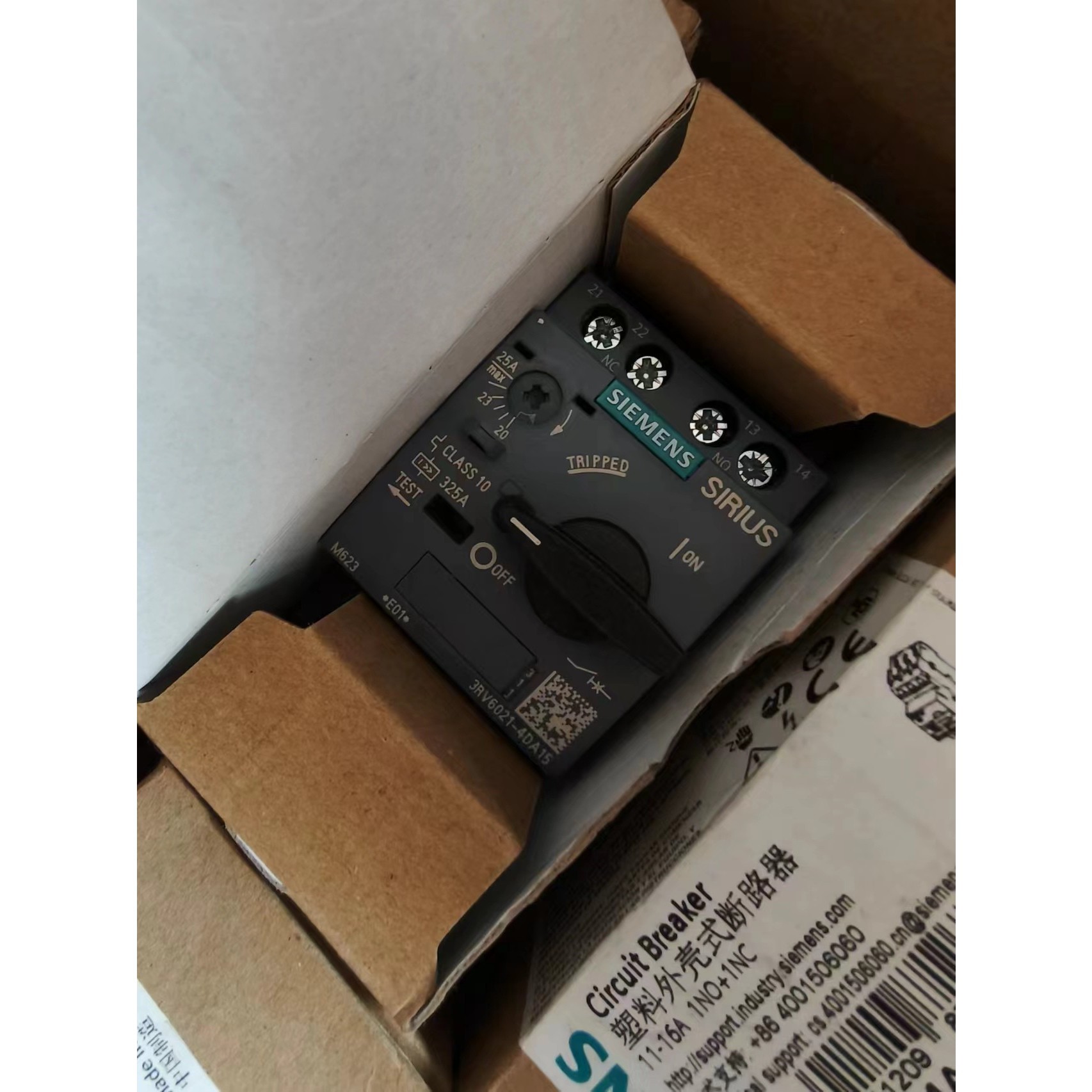 [议价]全新SIEMENS西门子断路器3RV6021-4DA15