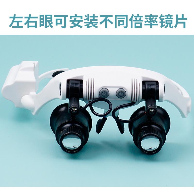 头戴放大镜放大镜拜斯特修表用