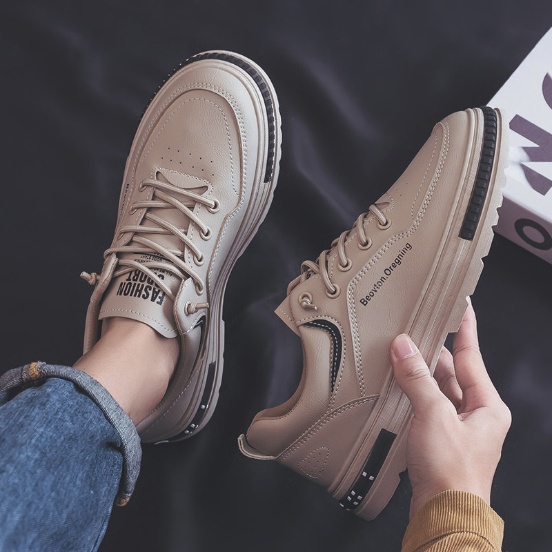2024夏季新款小白潮鞋老爹男款男鞋百搭休闲运动板鞋皮鞋网红爆款