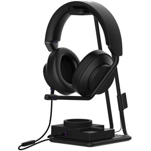 NZXT AER头戴式游戏耳机全新 套装：AER耳机+STND支架+MXER解码器