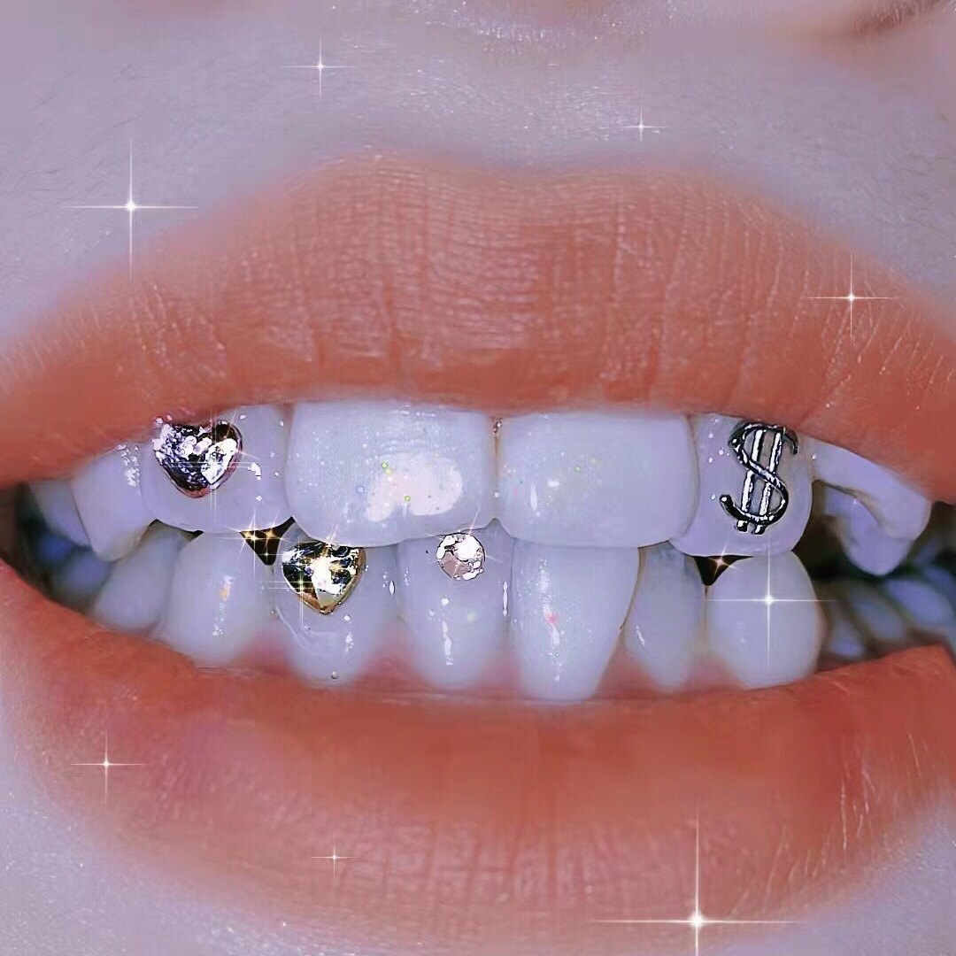 Hope牙饰心形牙钻欧美潮diy工具套装DIY可爱风 辣妹饰品奥钻系列