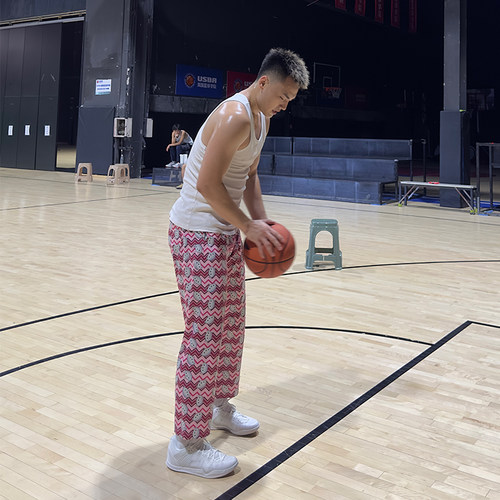 宽松篮球青少年吸汗潮流卫裤迷彩