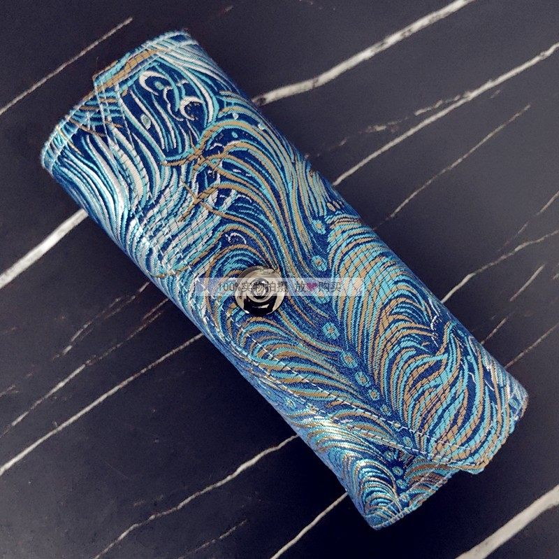 一诺千金手作2+2烧饼包磁扣布艺宋锦国潮笔包便携简约收纳钢笔袋,文具电教/文化用品/商务用品,笔袋,淘宝优惠券,粉丝福利购,淘宝优惠卷