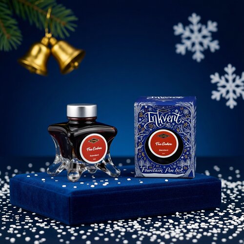 戴阿米火焰余烬圣诞手账彩色墨水