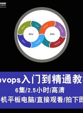 devops视频教程 自动化运维平台项目实战零基础入门自学在线课程