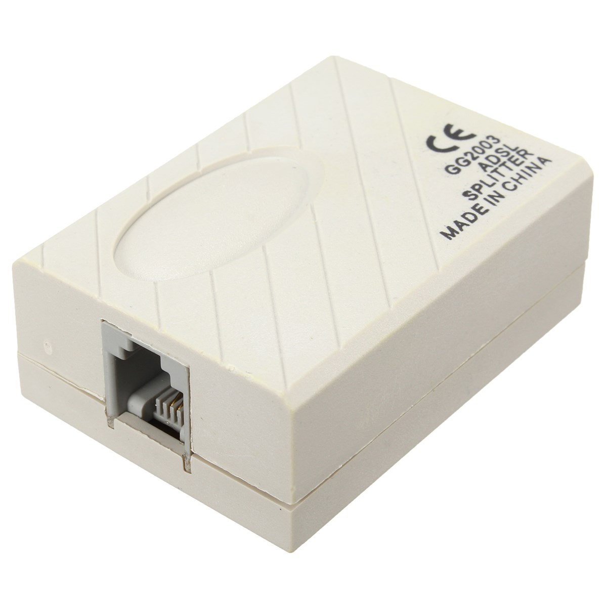 Wholesale 2Pcs/Lot Telephone ADSL ADSL2+ DSL Modem Splitter