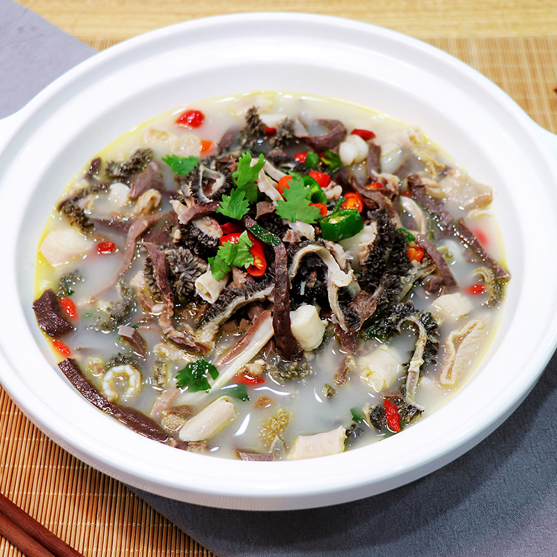 紫光园骨汤羊杂清真羊肉汤真空装新鲜卤味熟食年货礼盒【北京发货