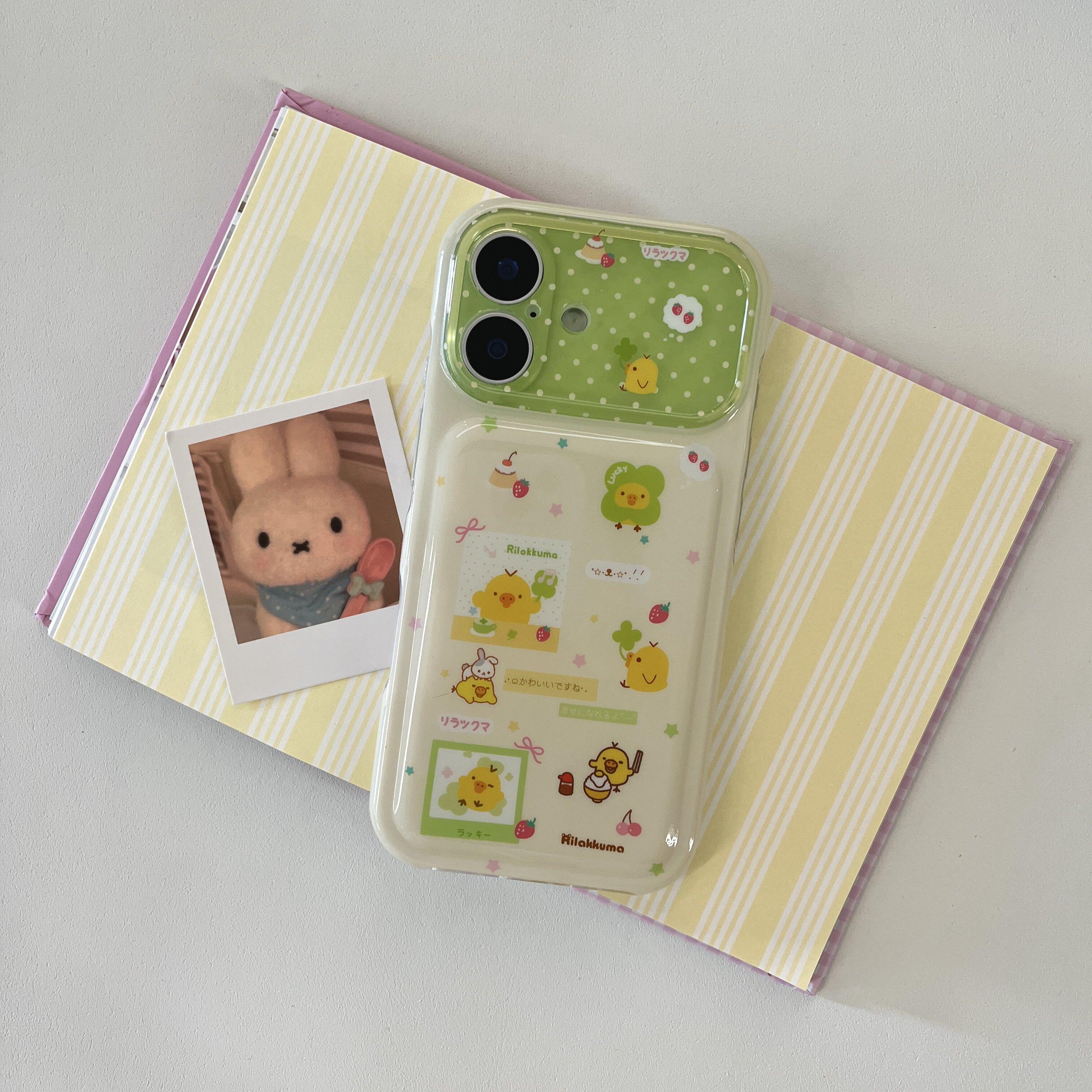 ins可爱卡通17pro小鸡全包手机壳适用于苹果15/16/17iPhone16pro手机壳15pro保护套绿色15promax