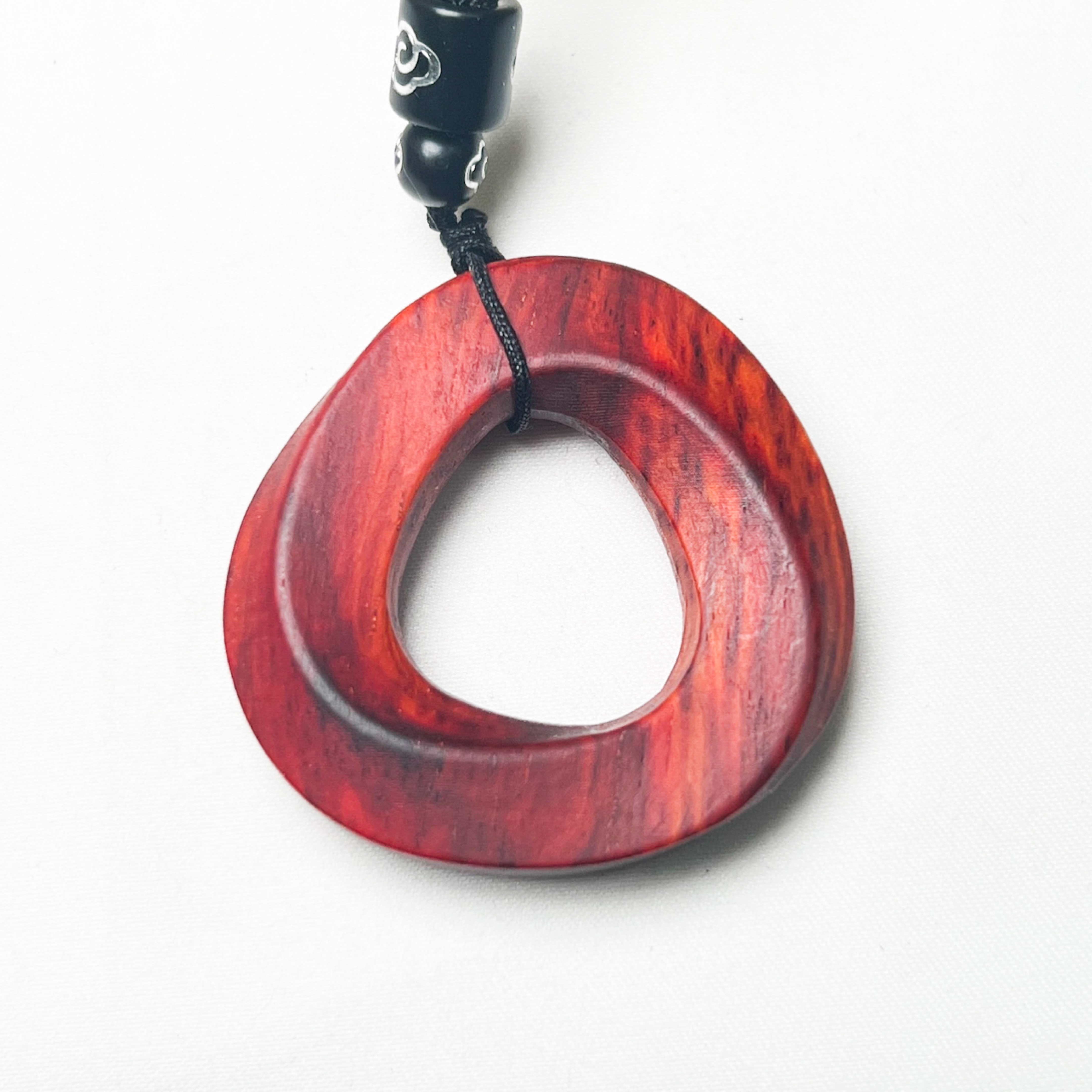 木雕小叶紫檀莫比乌斯环吊坠木质平安扣项链汽车钥匙扣挂件雕刻